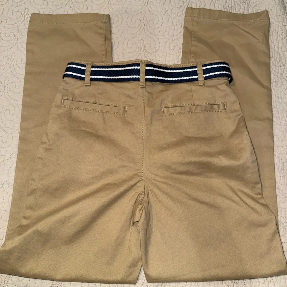 Gymboree Khaki‎ Chinos with Navy Stripe
